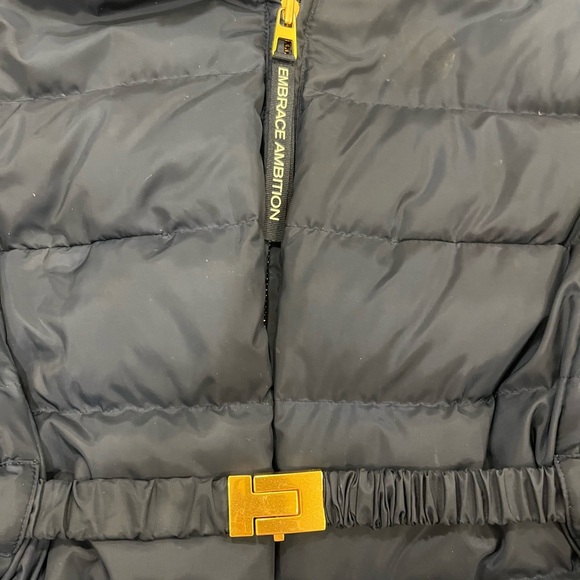 Tory Burch Embrace Ambition Down Navy Puffer Jacket Size S Small - Picture 4 of 9